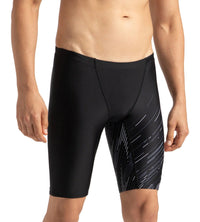 Men's Endurance 10 Hyperboom V Cut Jammer - Black & Usa Charcoal