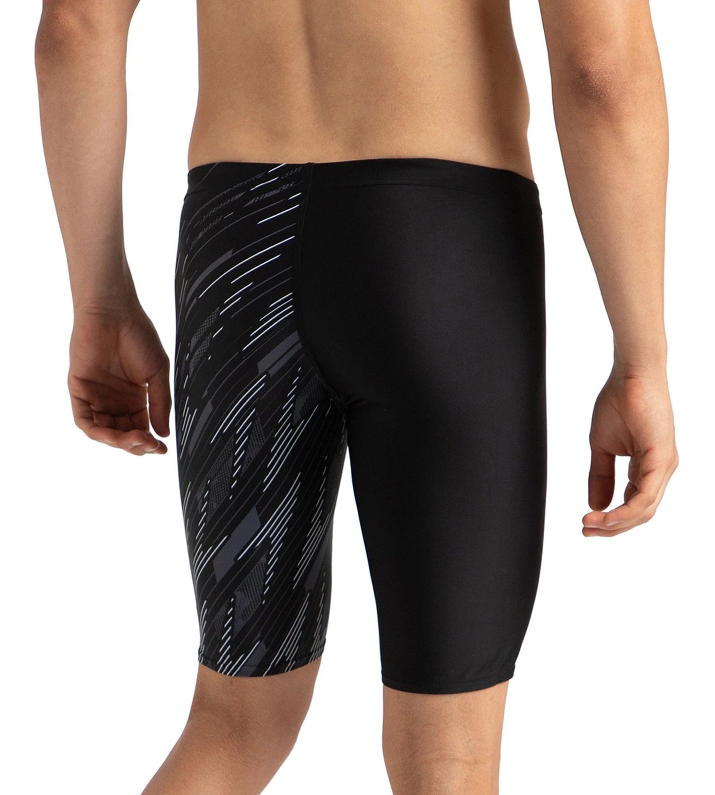 Men's Endurance 10 Hyperboom V Cut Jammer - Black & Usa Charcoal