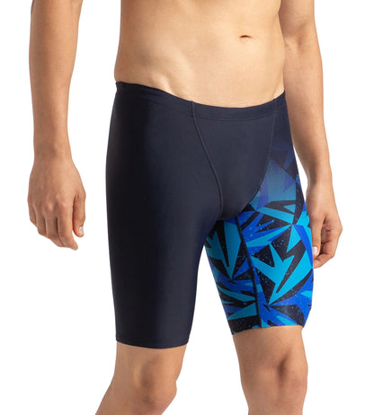 Men's Endurance 10 Hyperboom V Cut Jammer - True Navy & Blue Flame