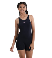 Girl's Essential Endurance+ Legsuit Swimwear - Truenavy & Sweet Purple_1