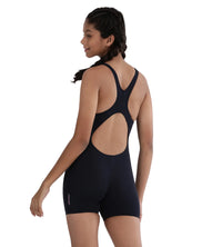 Girl's Essential Endurance+ Legsuit Swimwear - Truenavy & Sweet Purple_4