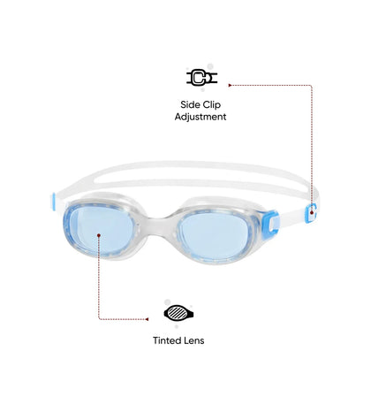 Unisex Adult Futura Classic Tint-Lens Swim Goggles - Tint & Blue