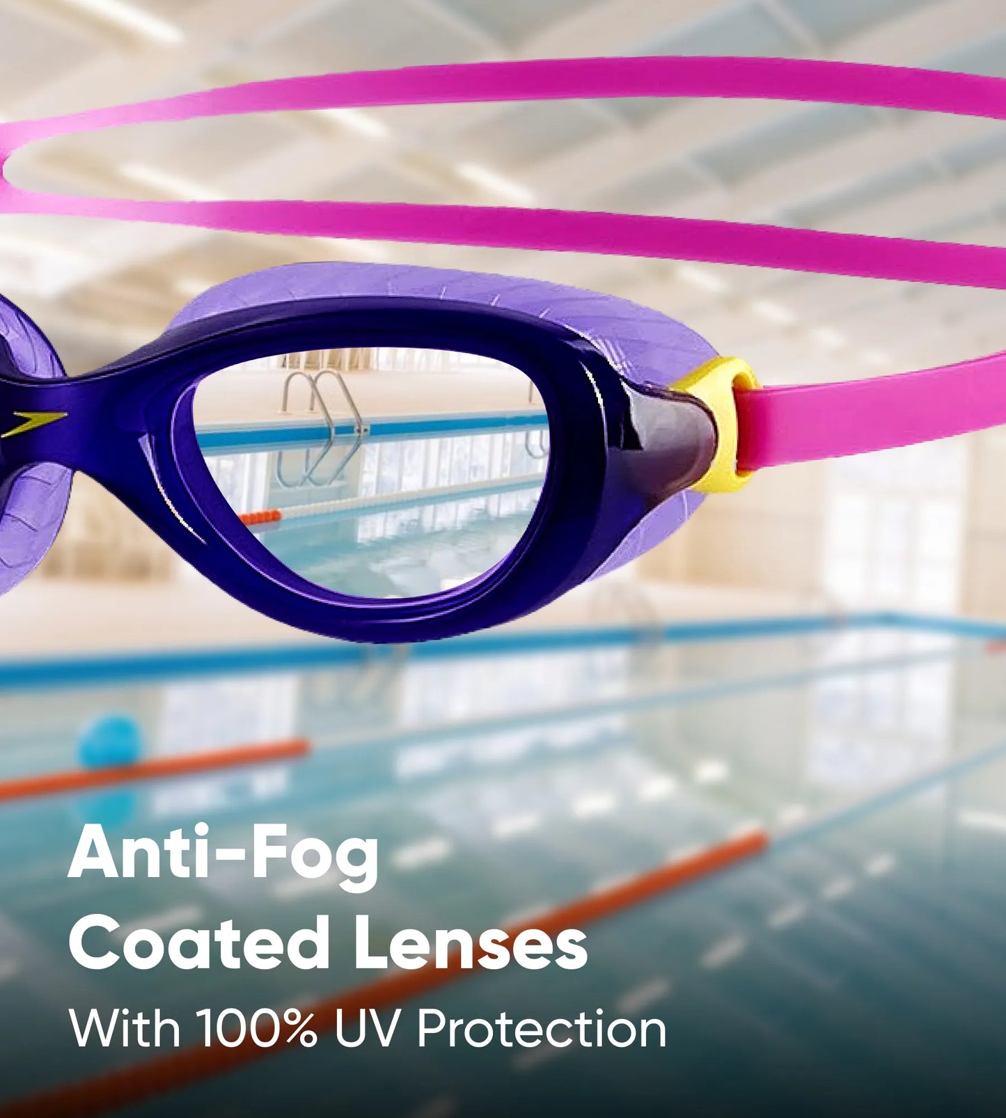 Unisex Junior Futura Classic Tint-Lens Goggles - Tint & Neon Blue