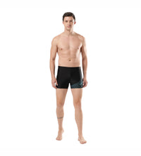 Men's Endurance Medley Logo Aquashort - Black  &  Aquarium_5