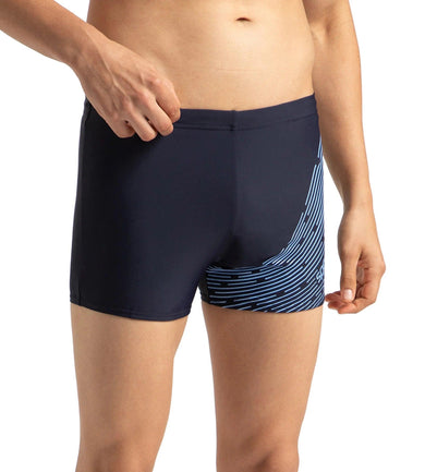 Men's Endurance 10 Medley Logo Aquashort - True Navy & Curious Blue