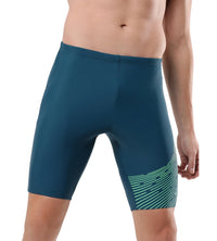 Men's Endurance Medley Logo Jammer - Darkteal & Harlequingreen_1