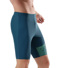 Men's Endurance Medley Logo Jammer - Darkteal & Harlequingreen_3