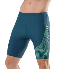 Men's Endurance Medley Logo Jammer - Darkteal & Harlequingreen_2