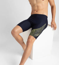 Men's Endurance 10 Medley Logo Jammer - True Navy & Lemondrizzle