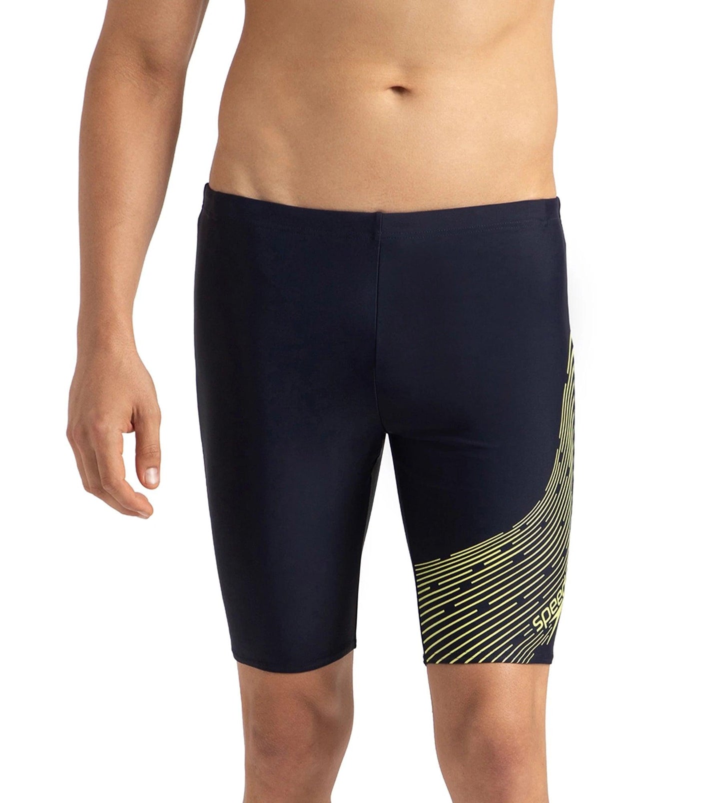 Men's Endurance 10 Medley Logo Jammer - True Navy & Lemondrizzle