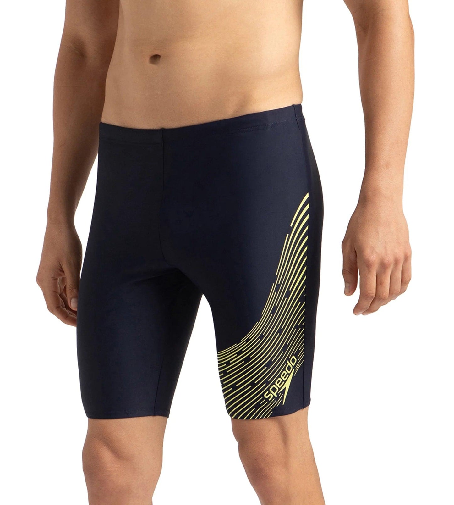 Men's Endurance 10 Medley Logo Jammer - True Navy & Lemondrizzle