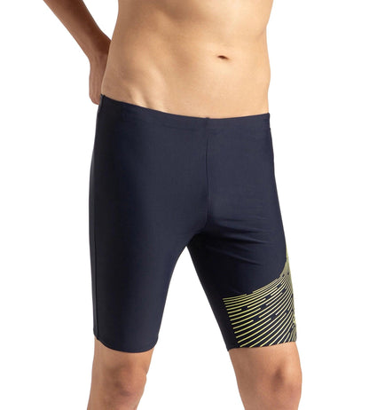 Men's Endurance 10 Medley Logo Jammer - True Navy & Lemondrizzle