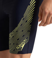 Men's Endurance 10 Medley Logo Jammer - True Navy & Lemondrizzle