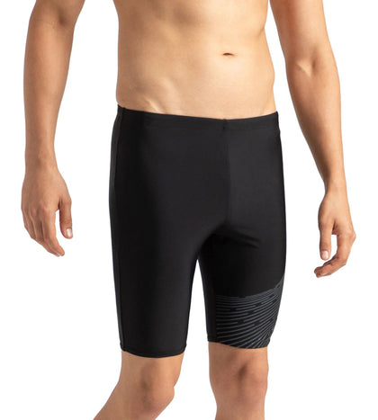 Men's Endurance 10 Medley Logo Jammer - Black & Usa Charcoal