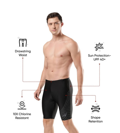 Men's Endurance 10 Medley Logo Jammer - Black & Ardesia