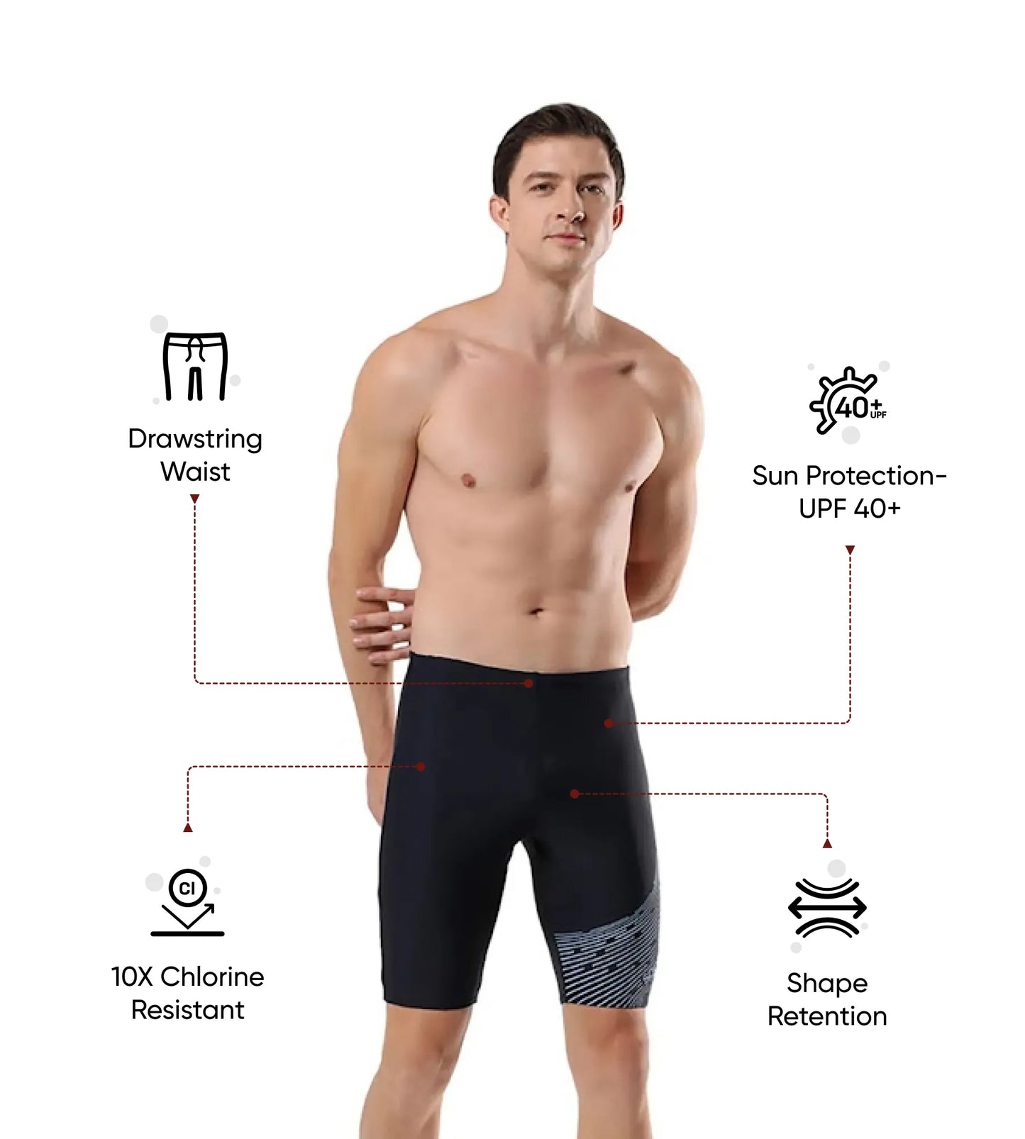 Men's Endurance 10 Medley Logo Jammer - True Navy & Curiousblue