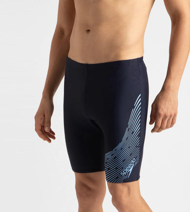 Men's Endurance 10 Medley Logo Jammer - True Navy & Curiousblue