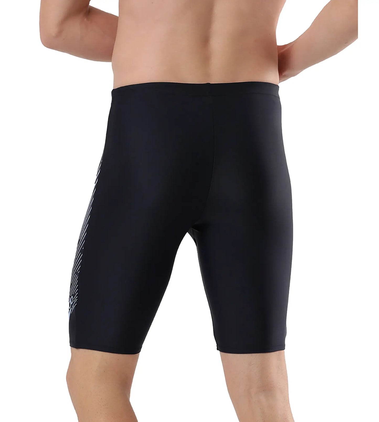 Men's Endurance Medley Logo Jammer - True Navy & Curiousblue_4