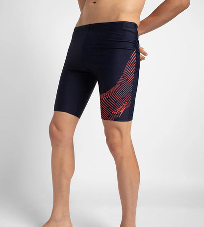 Men's Endurance 10 Medley Logo Jammer - True Navy & Watermelon