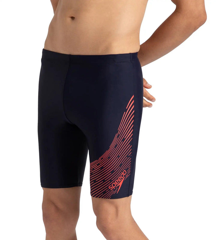 Men's Endurance 10 Medley Logo Jammer - True Navy & Watermelon