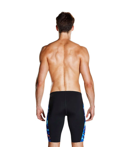 Men's Endurance+ Stromwave Digital Printed Jammer - Black & Violet