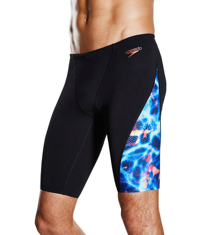 Men's Endurance+ Stromwave Digital Printed Jammer - Black & Violet