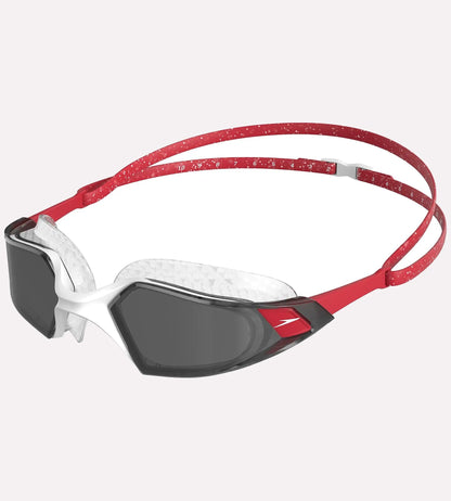 Unisex Adult Aquapulse Pro Anti Fog Coated Swim Goggles - Red & White