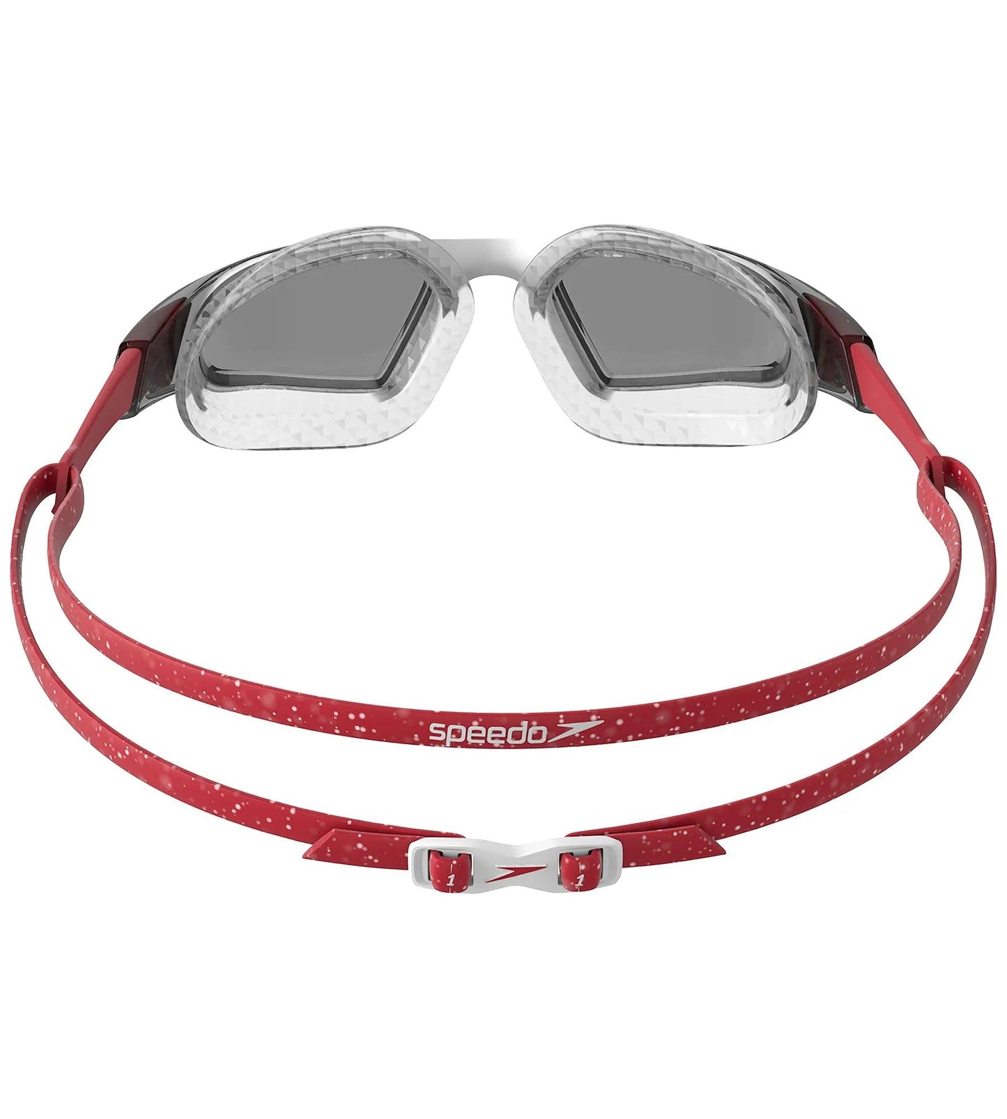 Unisex Adult Aquapulse Pro Anti Fog Coated Swim Goggles - Red & White