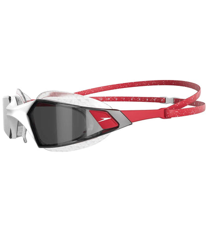 Unisex Adult Aquapulse Pro Anti Fog Coated Swim Goggles - Red & White