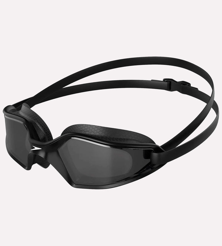 Unisex Adult Hydropulse Smoke Lens Swim Goggles - Black & Grey