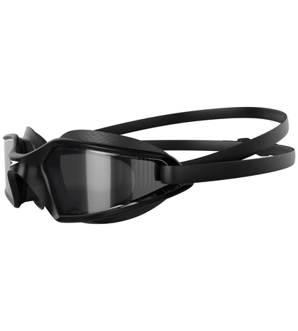 Unisex Adult Hydropulse Smoke Lens Swim Goggles - Black & Grey