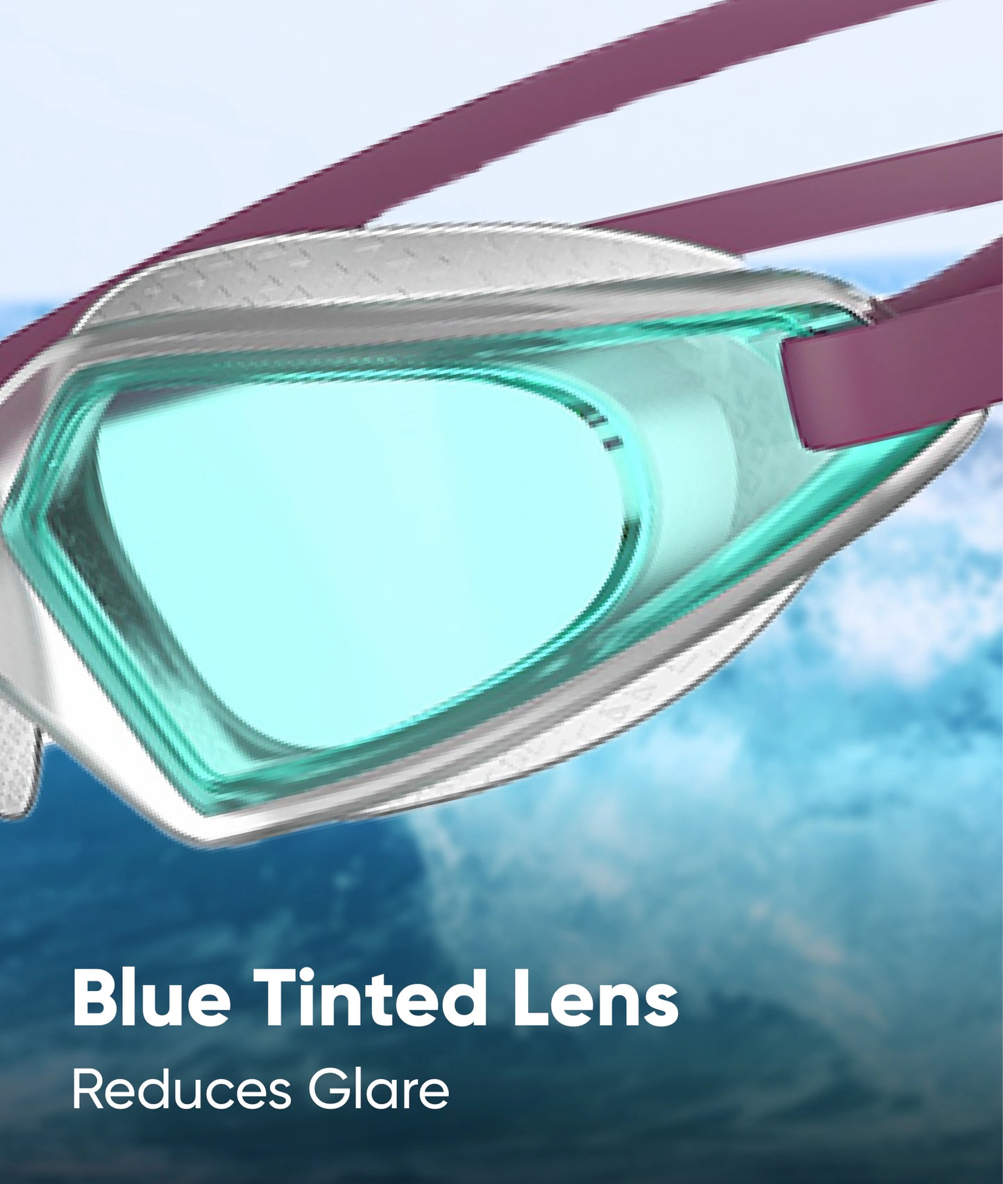 Unisex Junior Hydropulse Smoke-Lens Goggles - Blue & Smoke