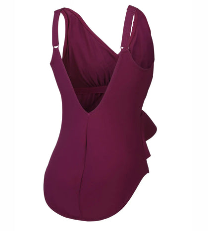 Women's Spdscu Rubysun One Piece Swimwear - Purple & Red_6