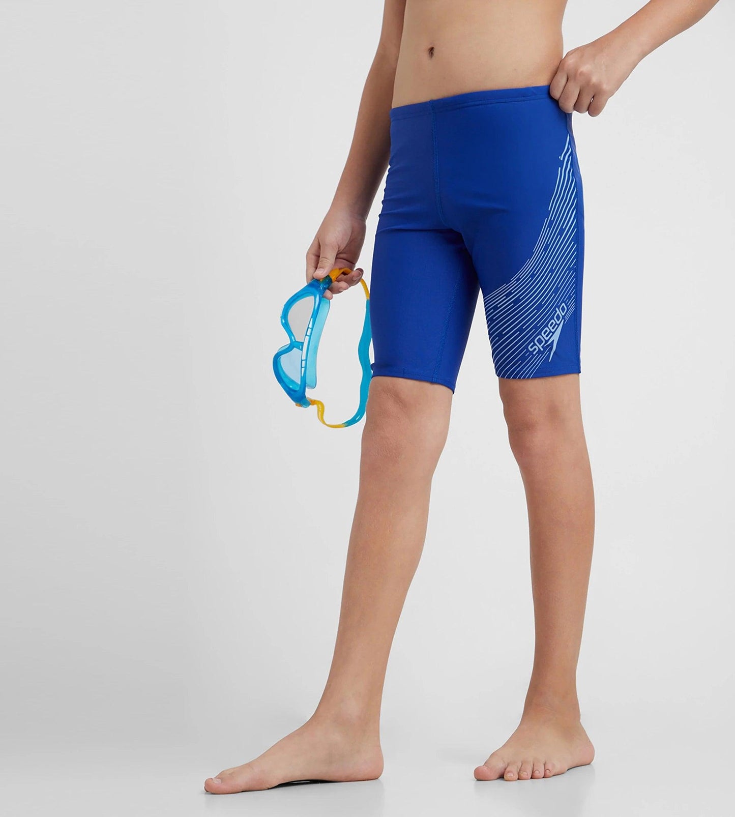 Boy's Endurance 10 Medley Logo Jammer - True Cobalt & Curious Blue