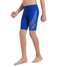 Boy's Endurance 10 Medley Logo Jammer - True Cobalt & Curious Blue