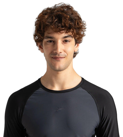 Men's Endurance 10 Long Sleeve Suntop - Oxid Grey & Black