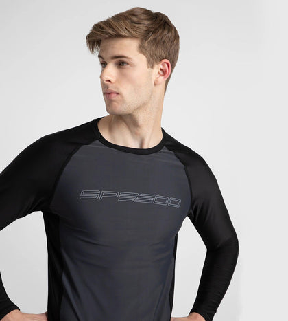 Men's Endurance10 Long Sleeve Suntop - Oxid Grey & Black