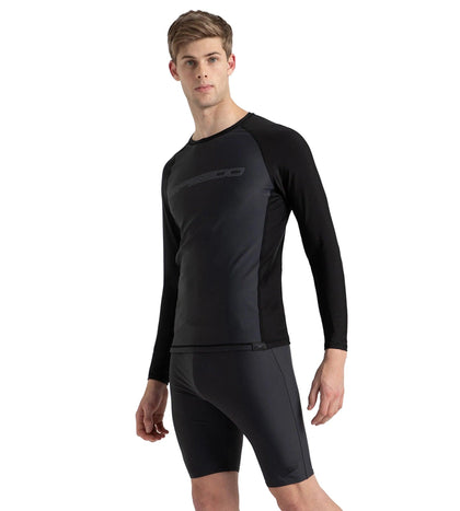 Men's Endurance10 Long Sleeve Suntop - Oxid Grey & Black