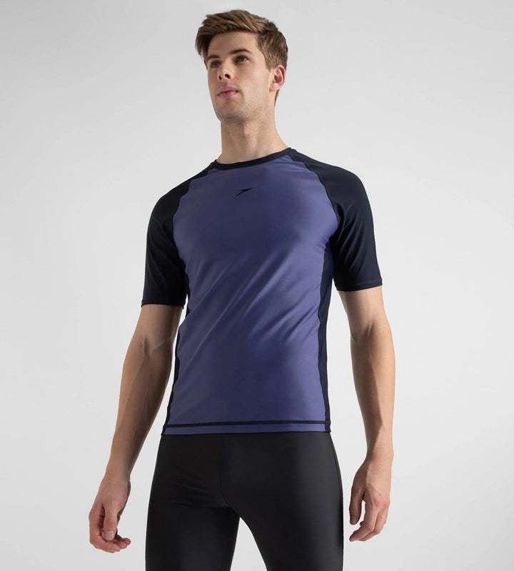 Men's Endura Brite Short Sleeve Suntop - Hapuna Blue & True Navy