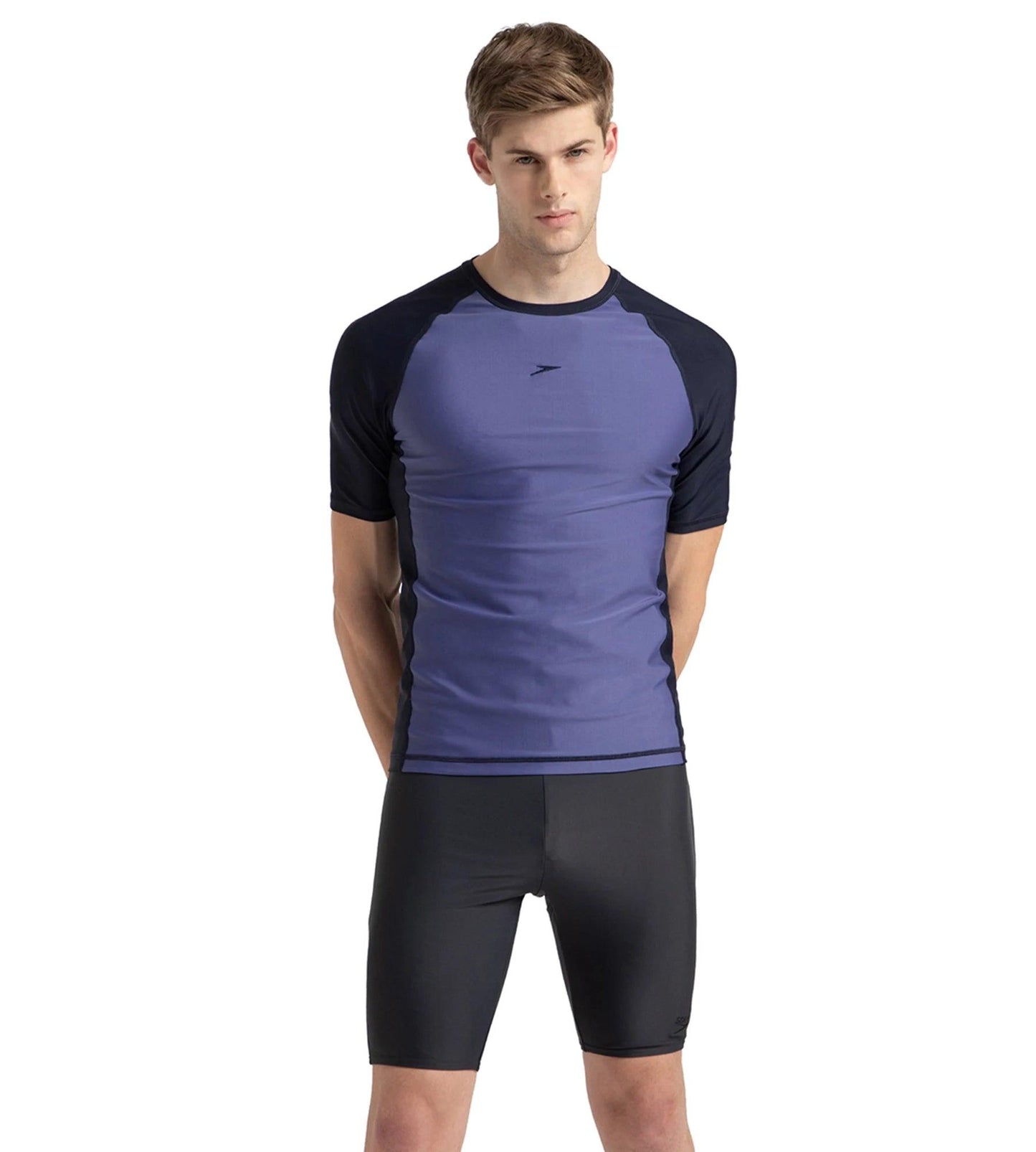 Men's Endura Brite Short Sleeve Suntop - Hapuna Blue & True Navy