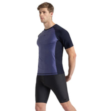 Men's Endura Brite Short Sleeve Suntop - Hapuna Blue & True Navy