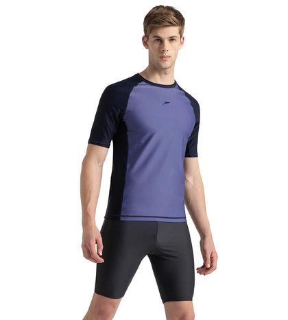 Men's Endura Brite Short Sleeve Suntop - Hapuna Blue & True Navy