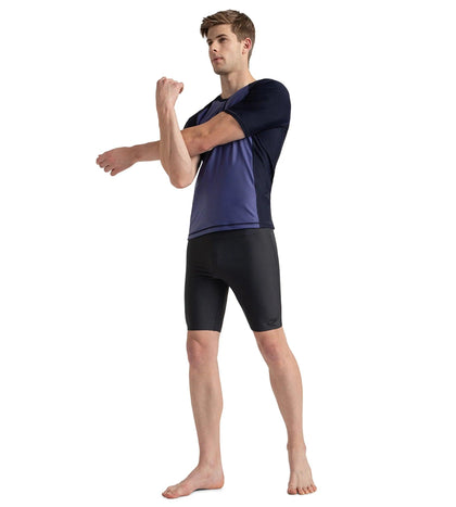 Men's Endura Brite Short Sleeve Suntop - Hapuna Blue & True Navy