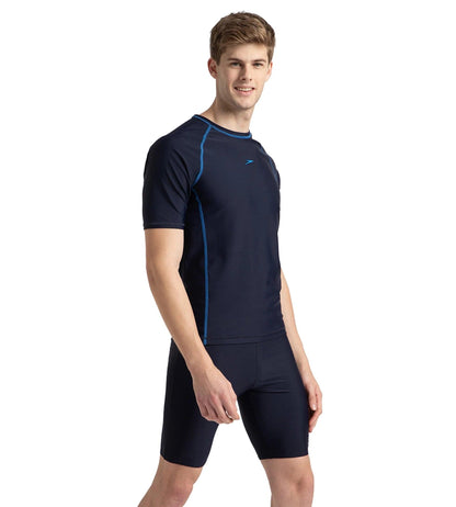 Men's Endurance10 Short Sleeve Suntop - True Navy & Turkish Sea