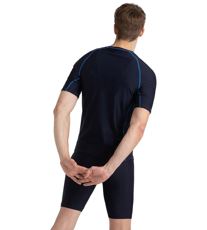 Men's Endurance10 Short Sleeve Suntop - True Navy & Turkish Sea