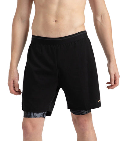 Men's Express Lite Multi Sport Watershorts With Built In Jammer - Black, Anthracite & Grey Lead