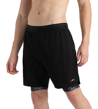 Men's Express Lite Multi Sport Watershorts With Built In Jammer - Black, Anthracite & Grey Lead