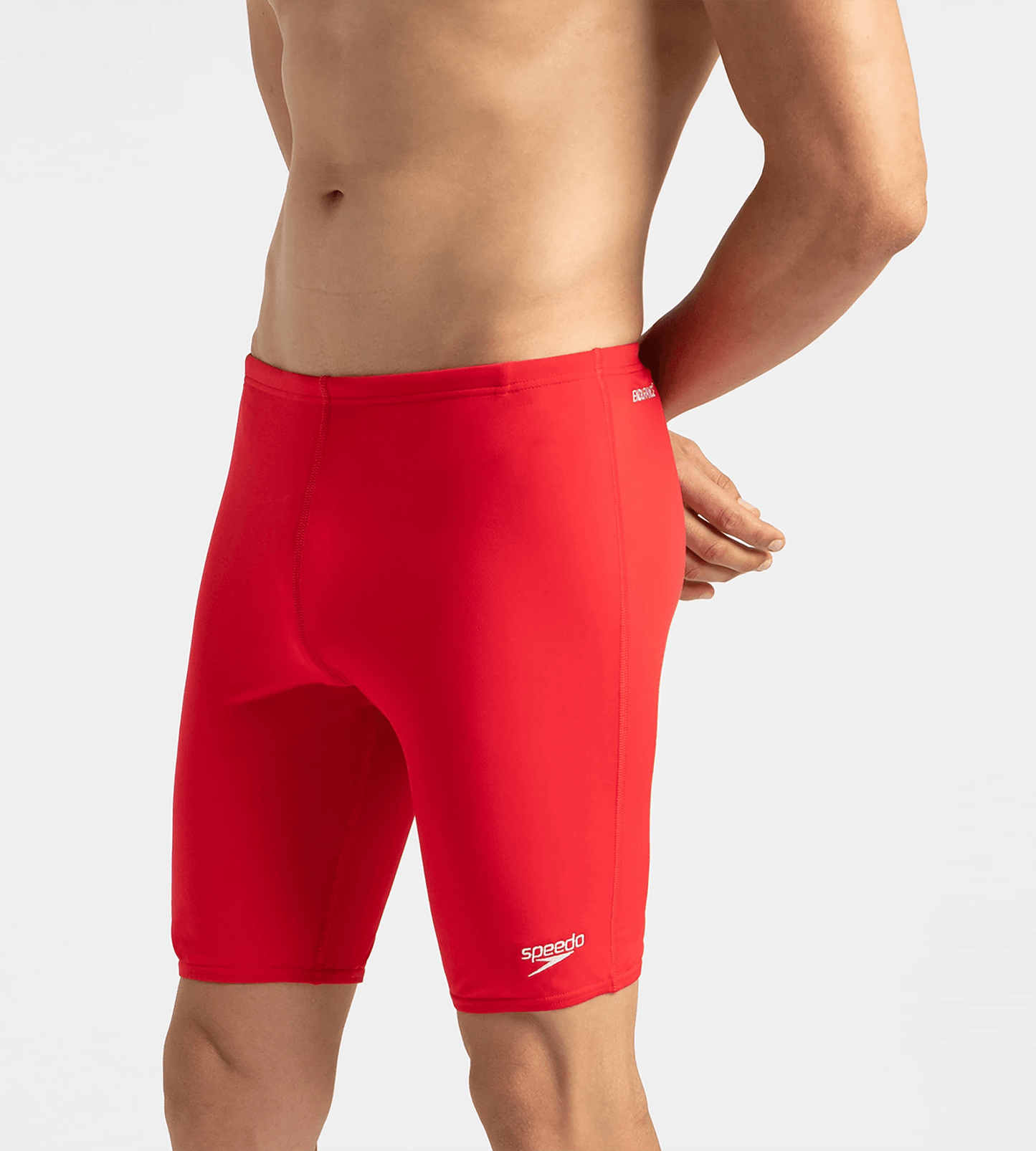 Men's Endurance+ Essential Jammer - Fedred & White