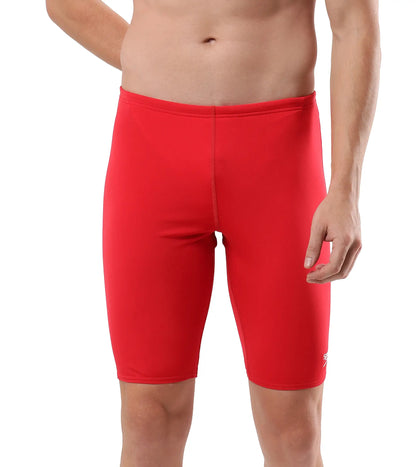 Men's Essential Endurance+ Jammer - Fedred & White_1