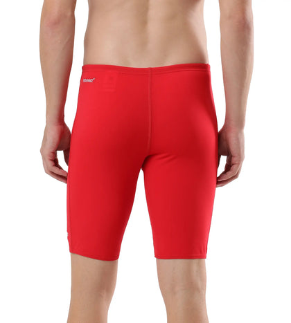 Men's Essential Endurance+ Jammer - Fedred & White_4